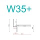 Dachtraufprofil - Traufenprofile W35